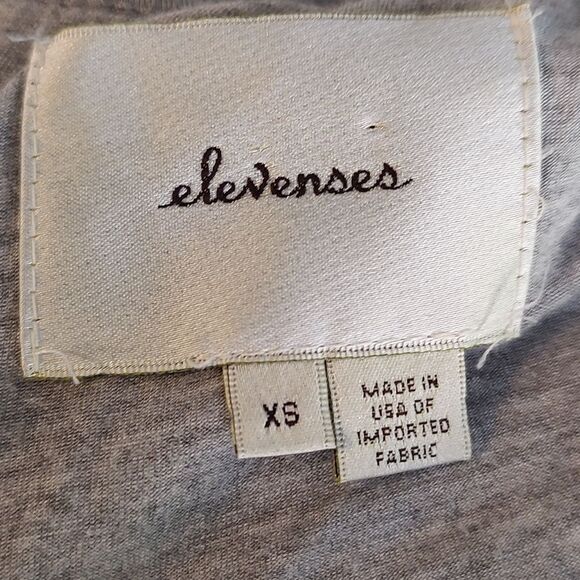 Elevenses gray and black sleeveless long pant romper pantsuit Sz XS EUC - Picture 7 of 7